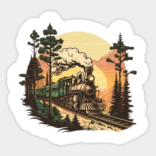 Sunset Express Sticker